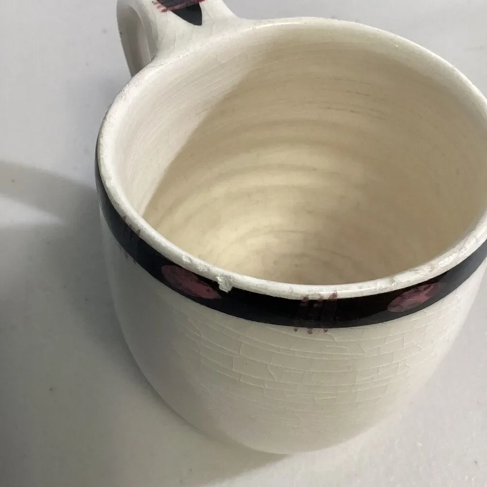 Vintage 1960s David Lambert Potteries First Nations Haida Canada #45 Skookum Mug
